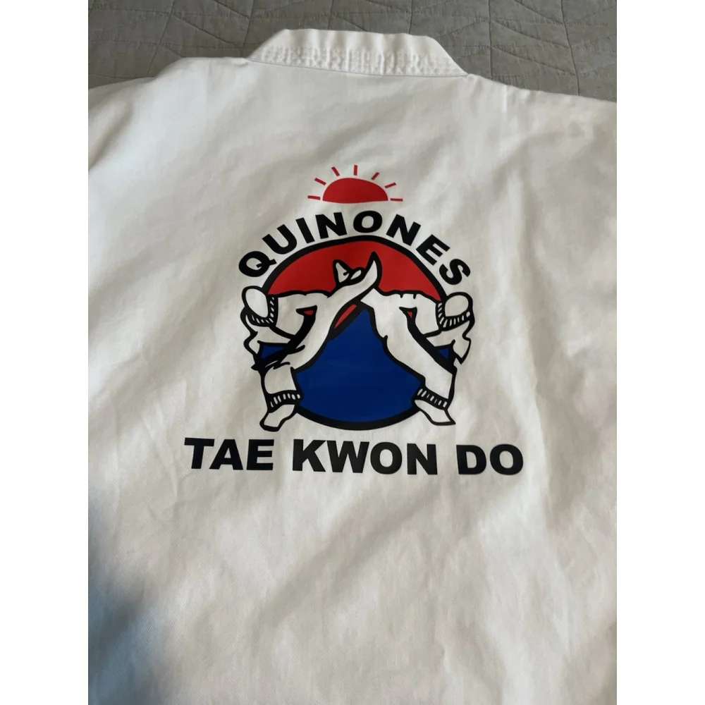 Taekwondo Gi Set Quinones Youth Large White Uniform